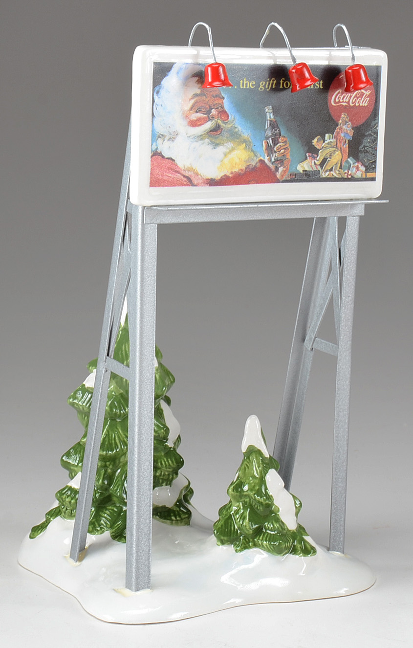 Department 56 "Coca-Cola" Holiday Snow Village Accessories