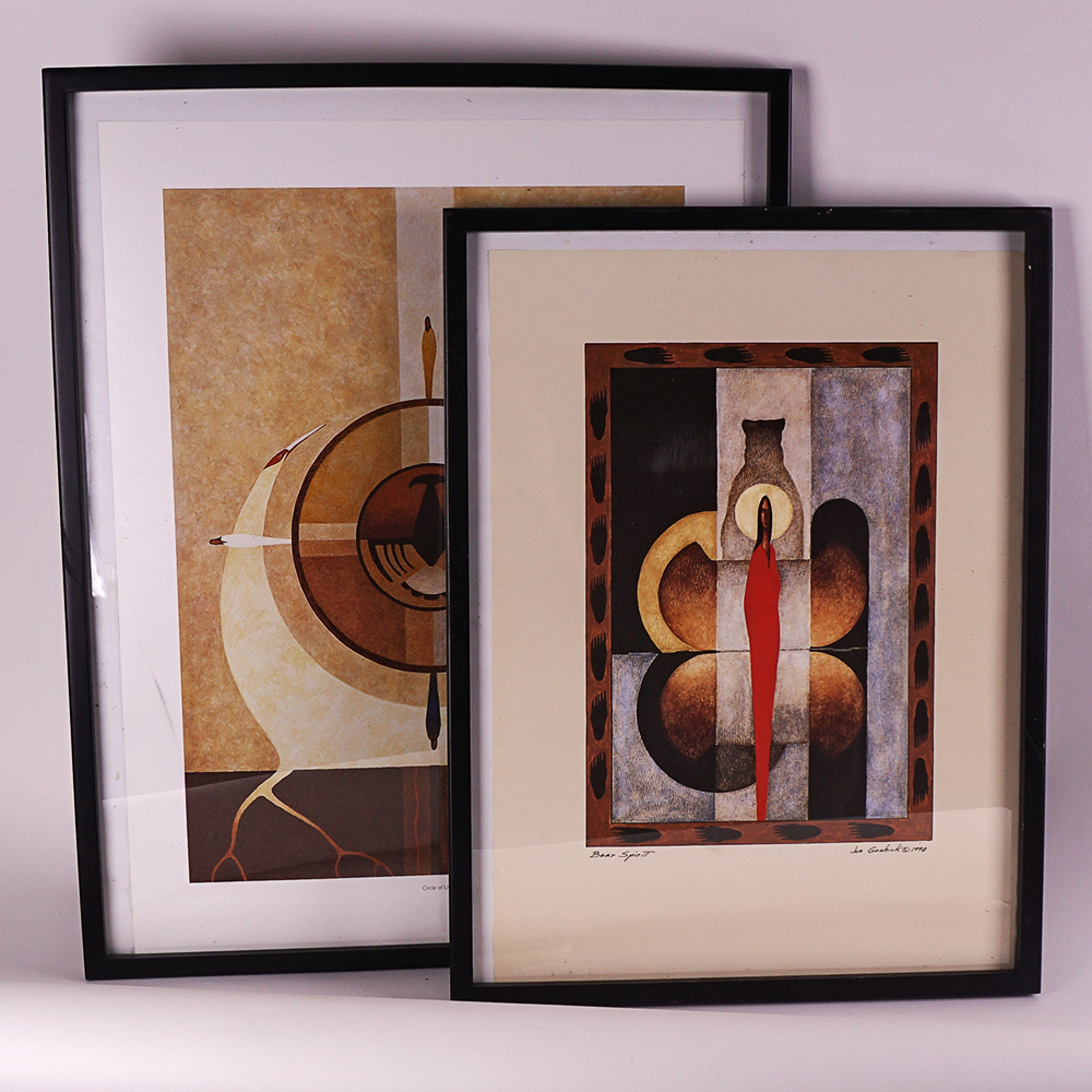 Native American Style Print Pair