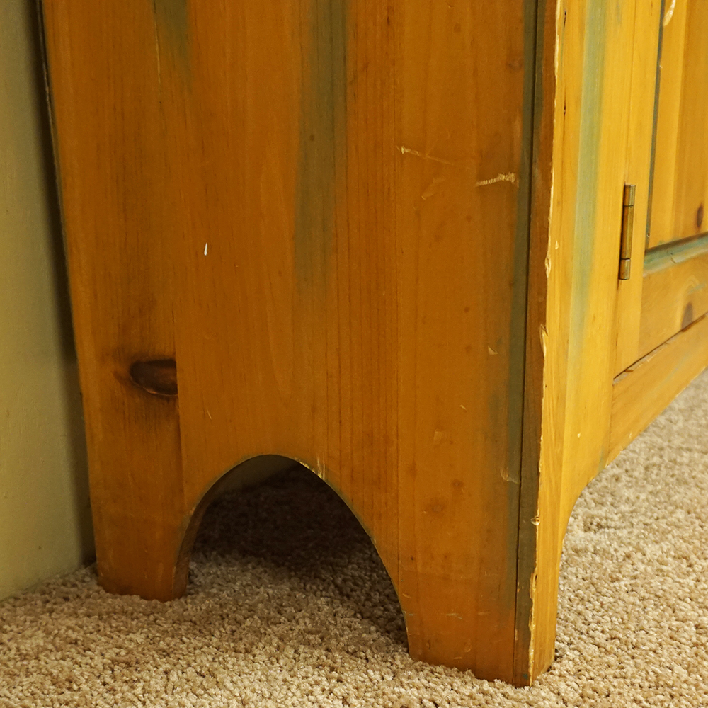 Pine Cabinet with Double Doors