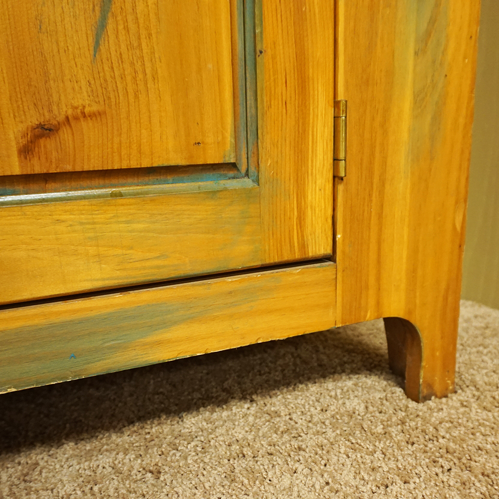 Pine Cabinet with Double Doors