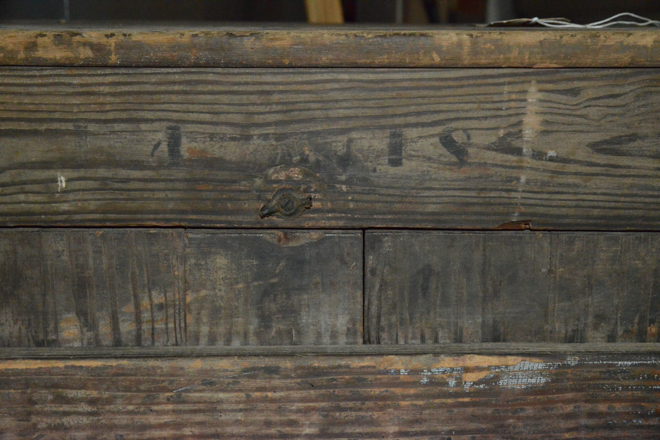 Antique Paper Press Crate