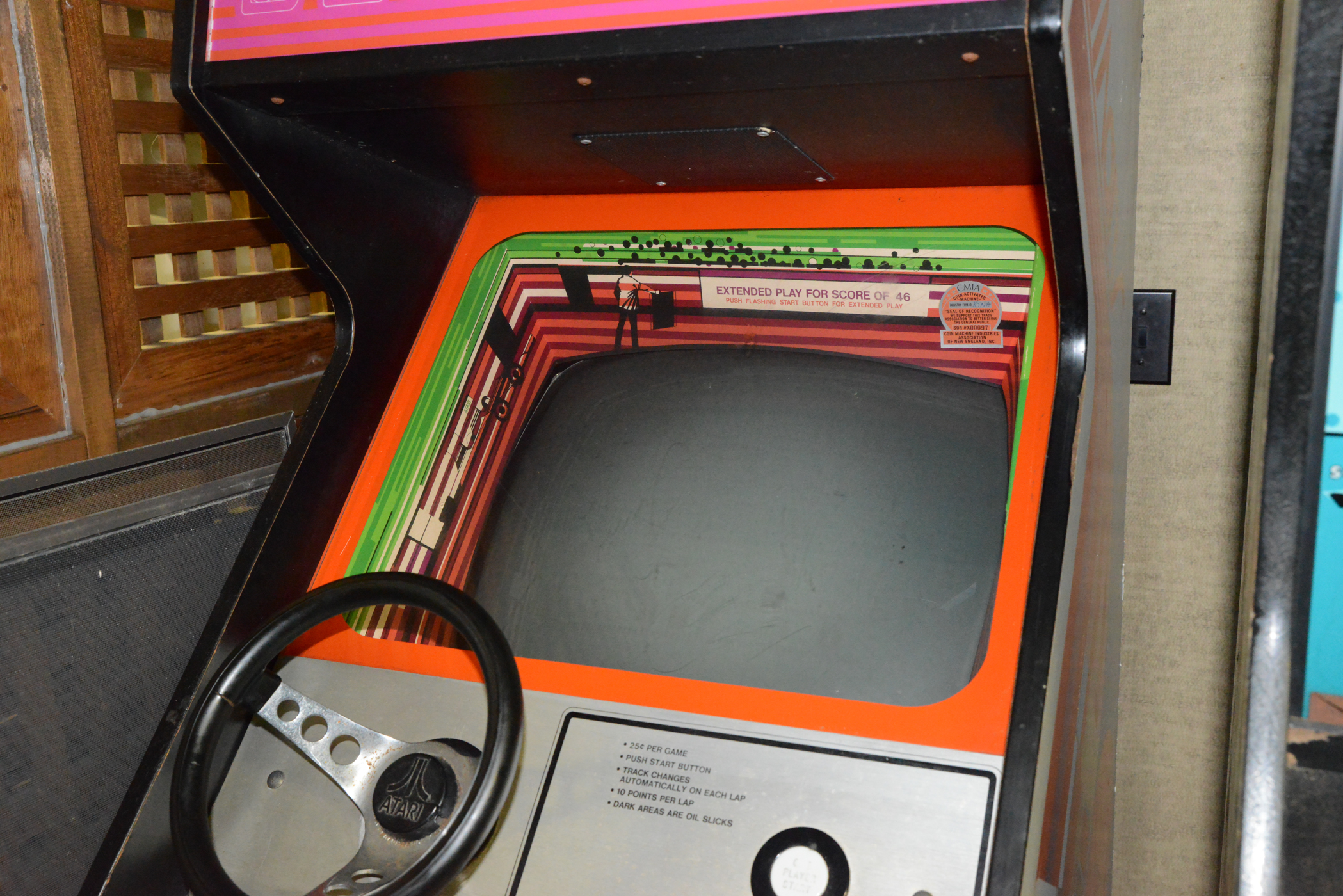 Vintage Le Mans Arcade Game