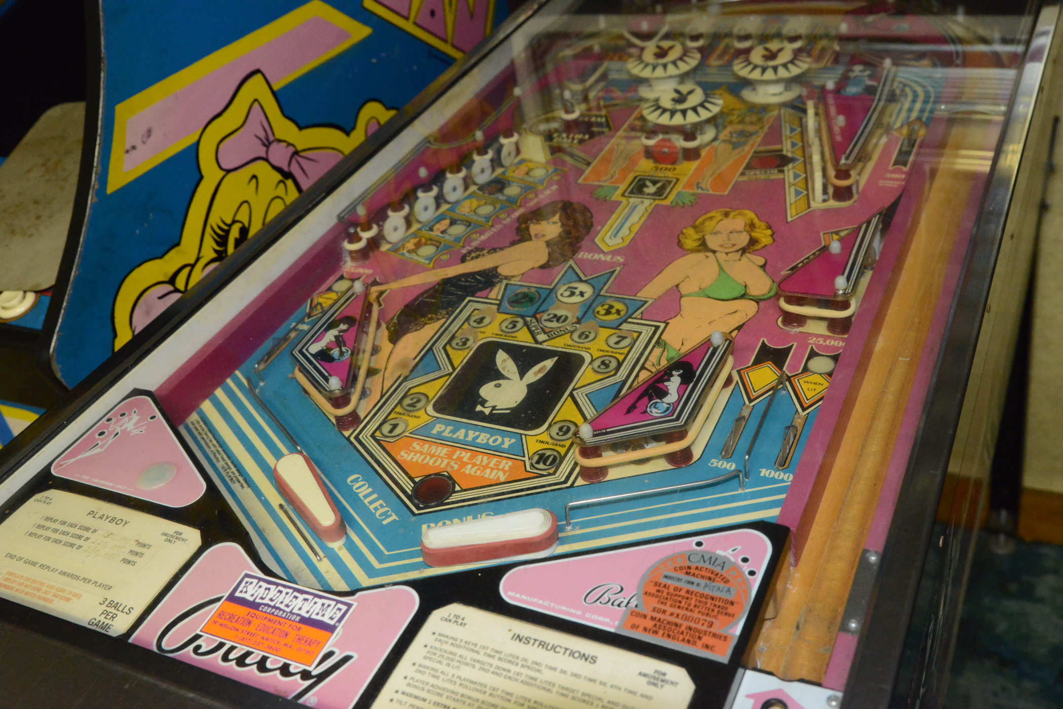 Vintage Playboy Pinball Machine