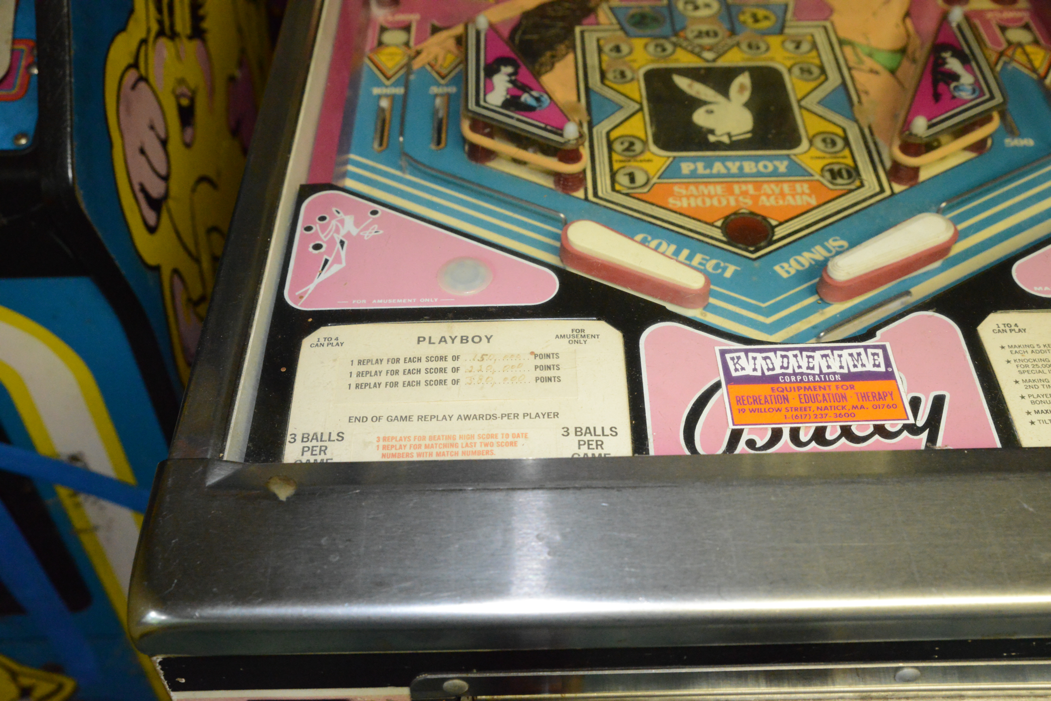 Vintage Playboy Pinball Machine