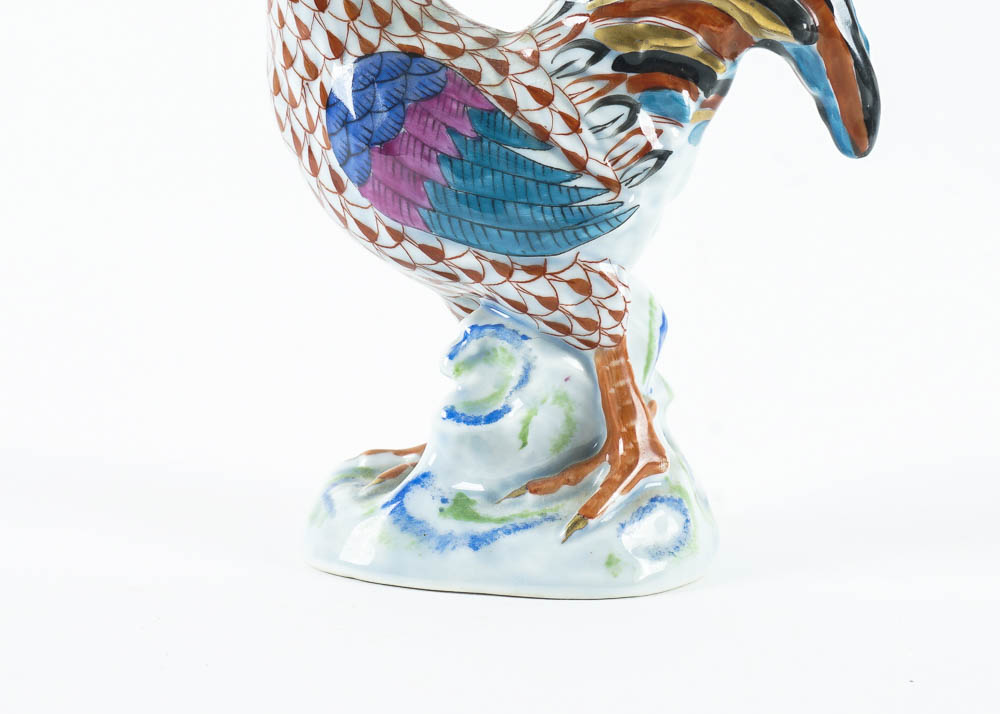 Herend Hungary Porcelain Vieux Herend Red Rooster