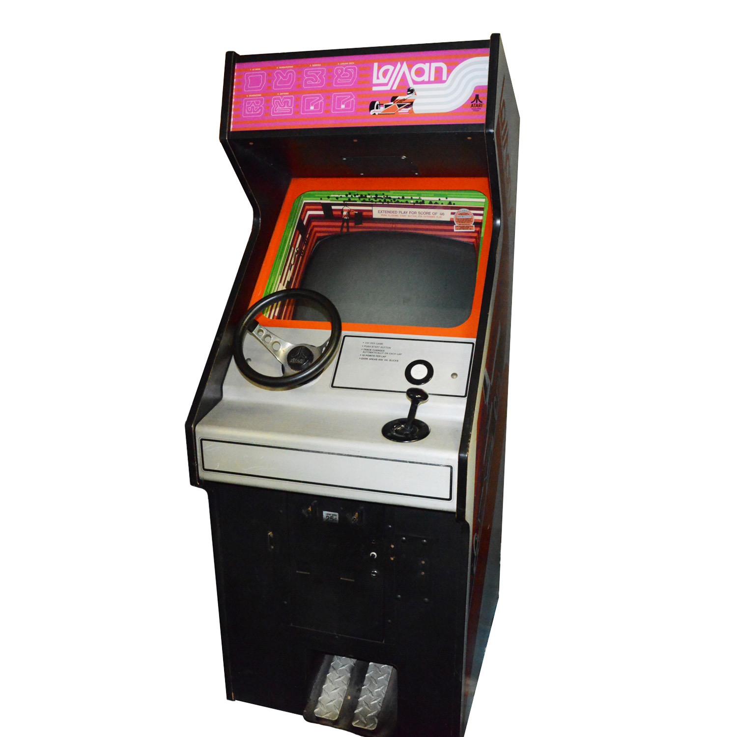 Vintage Le Mans Arcade Game
