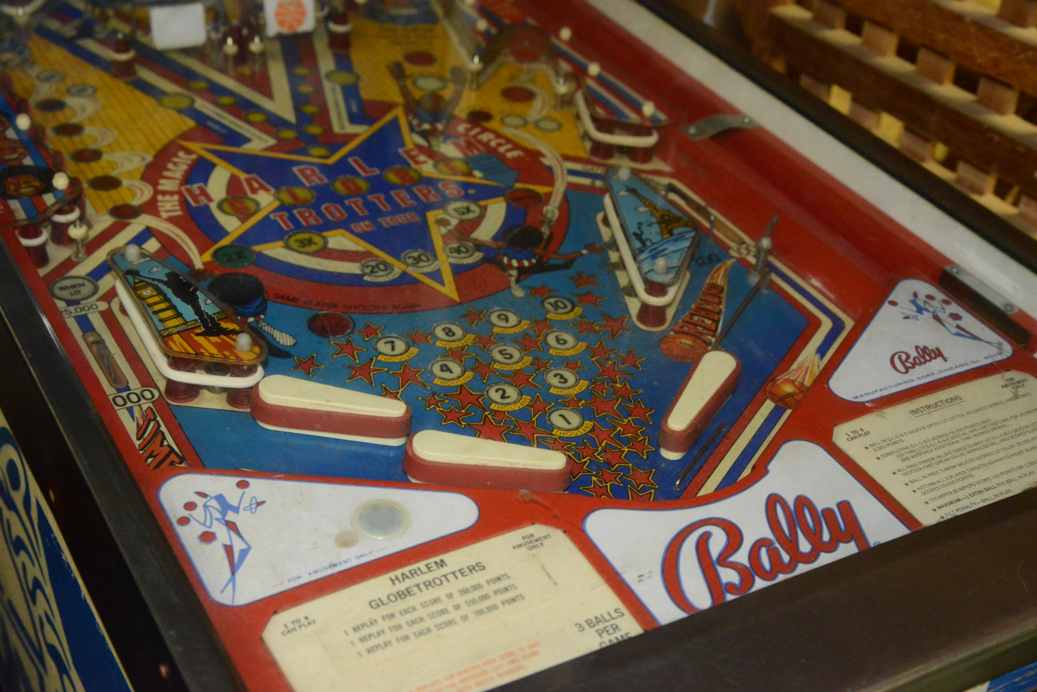 Harlem Globetrotters Pinball Machine