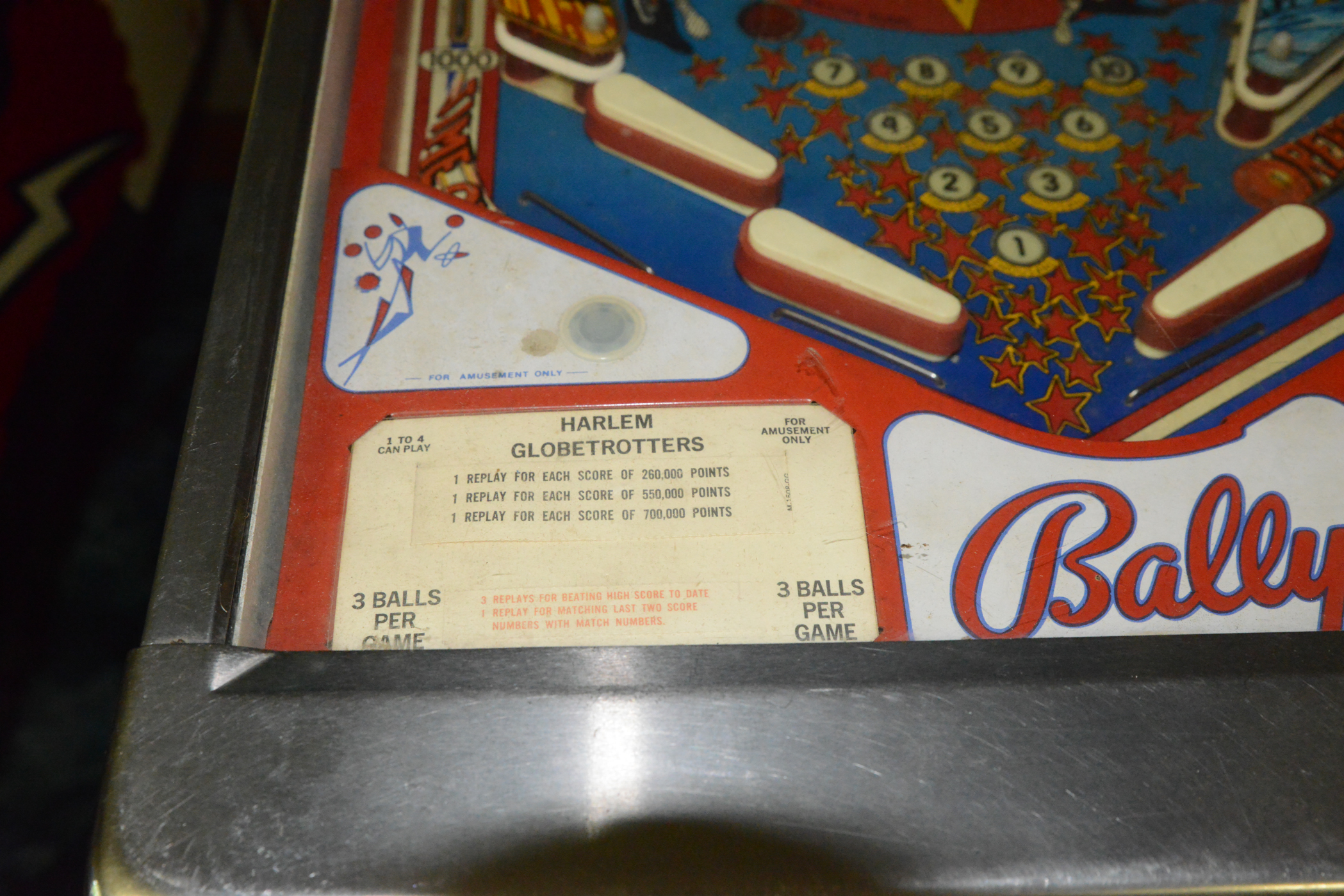 Harlem Globetrotters Pinball Machine
