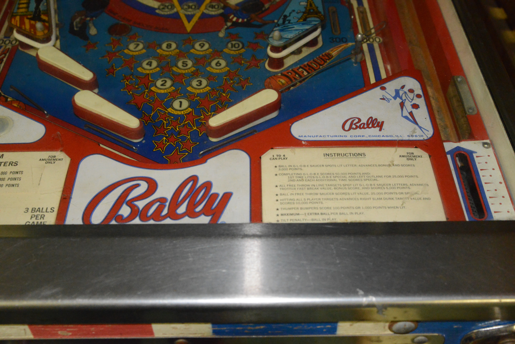 Harlem Globetrotters Pinball Machine