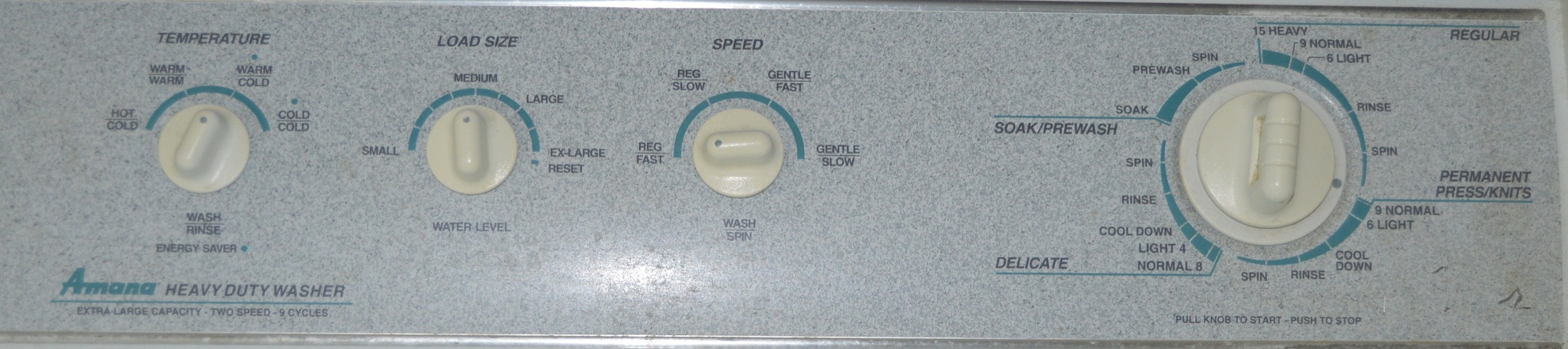 GE Electric Dryer and Amana Washer