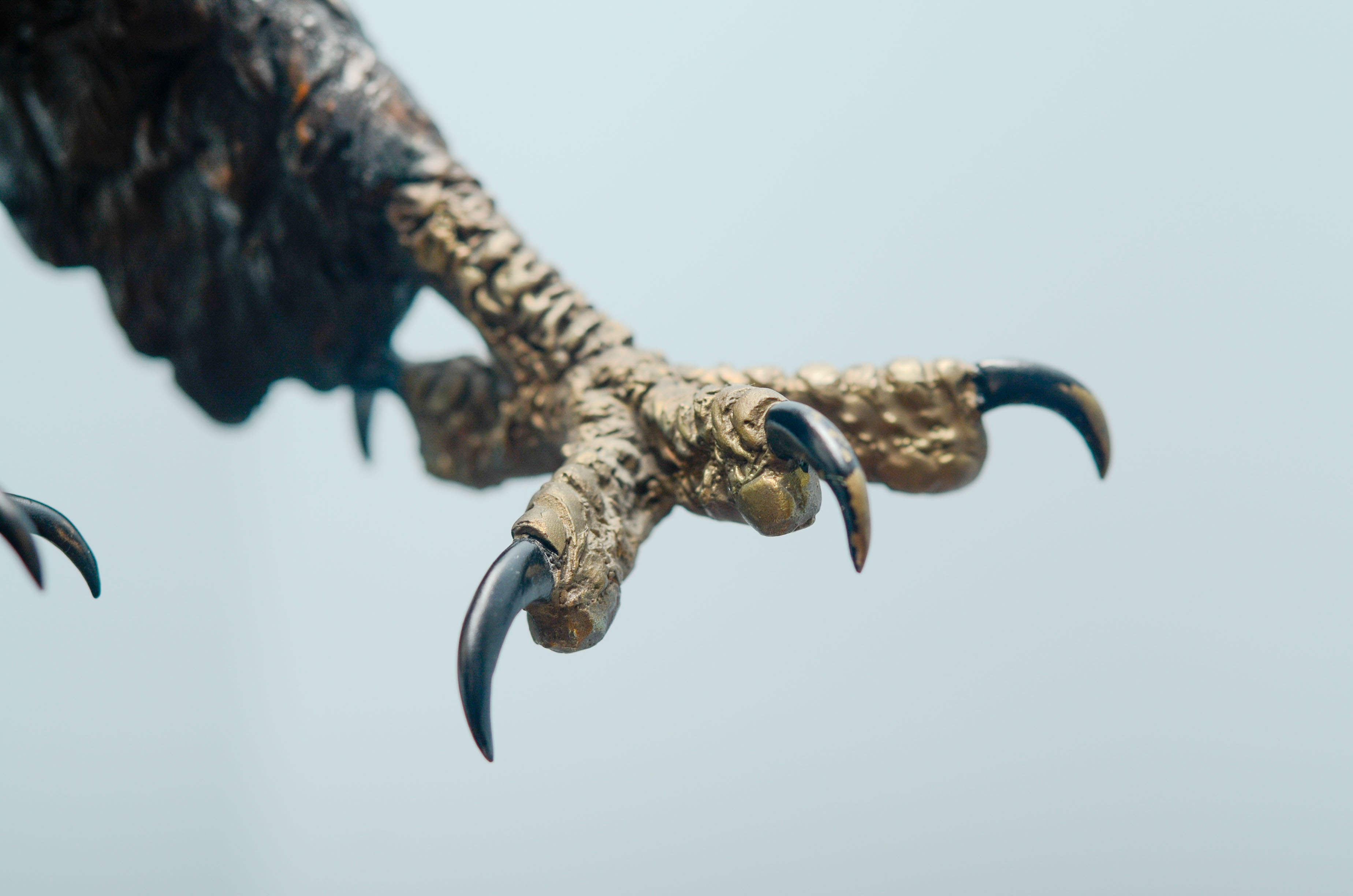 Lorenzo Ghiglieri's "American Bald Eagle" Bronze & Gold Sculpture