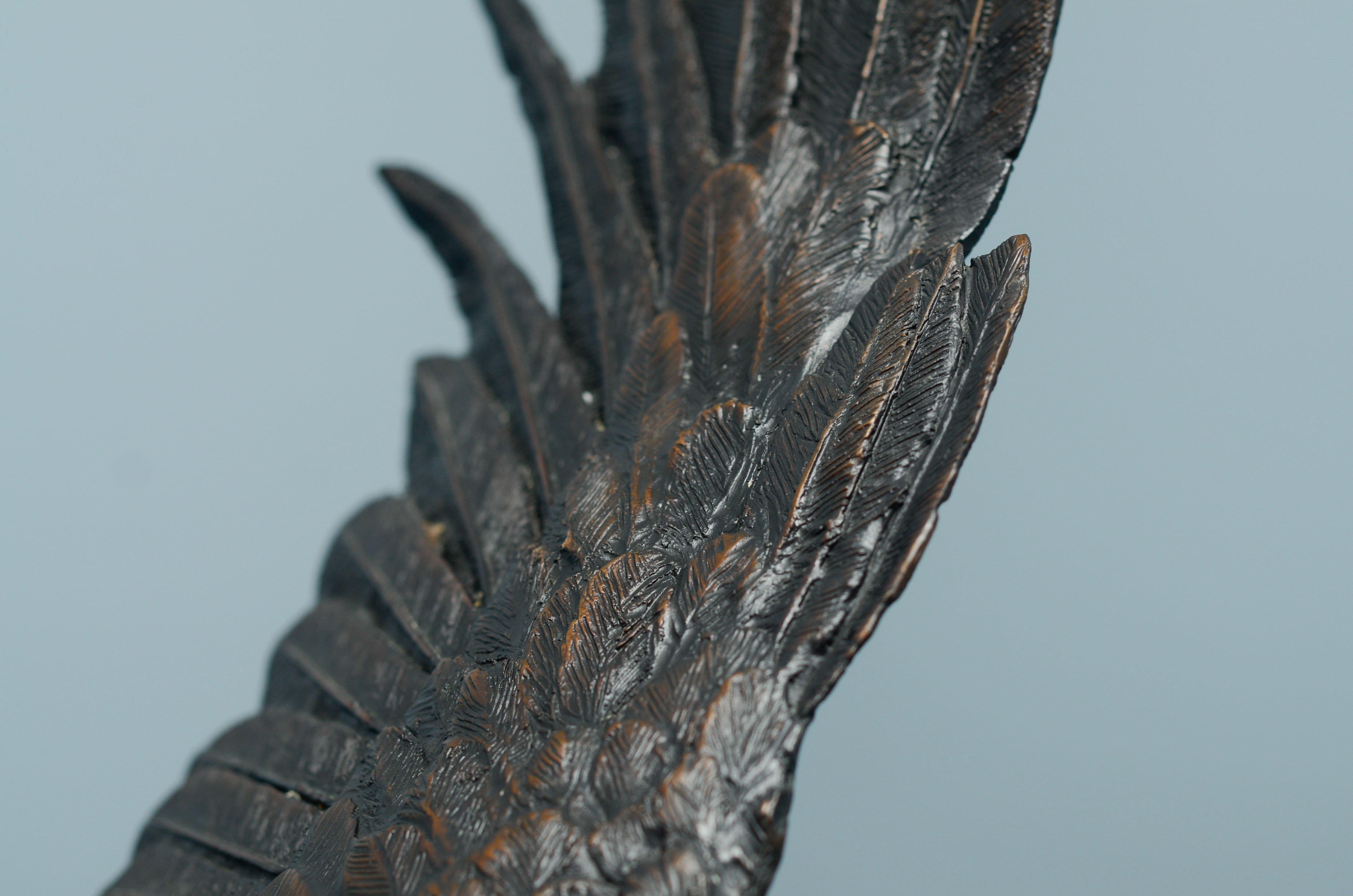 Lorenzo Ghiglieri's "American Bald Eagle" Bronze & Gold Sculpture