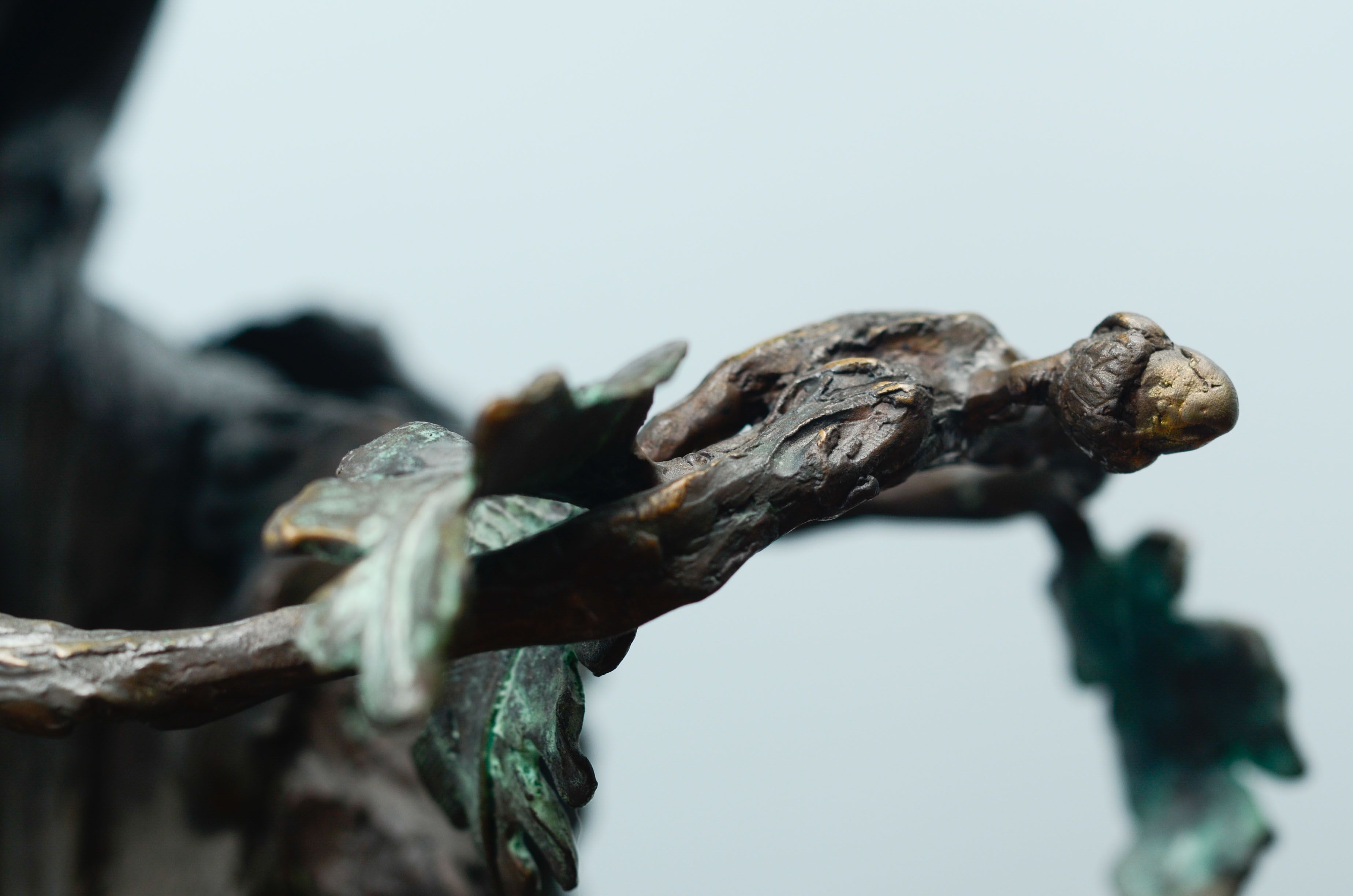 Lorenzo Ghiglieri's "American Bald Eagle" Bronze & Gold Sculpture