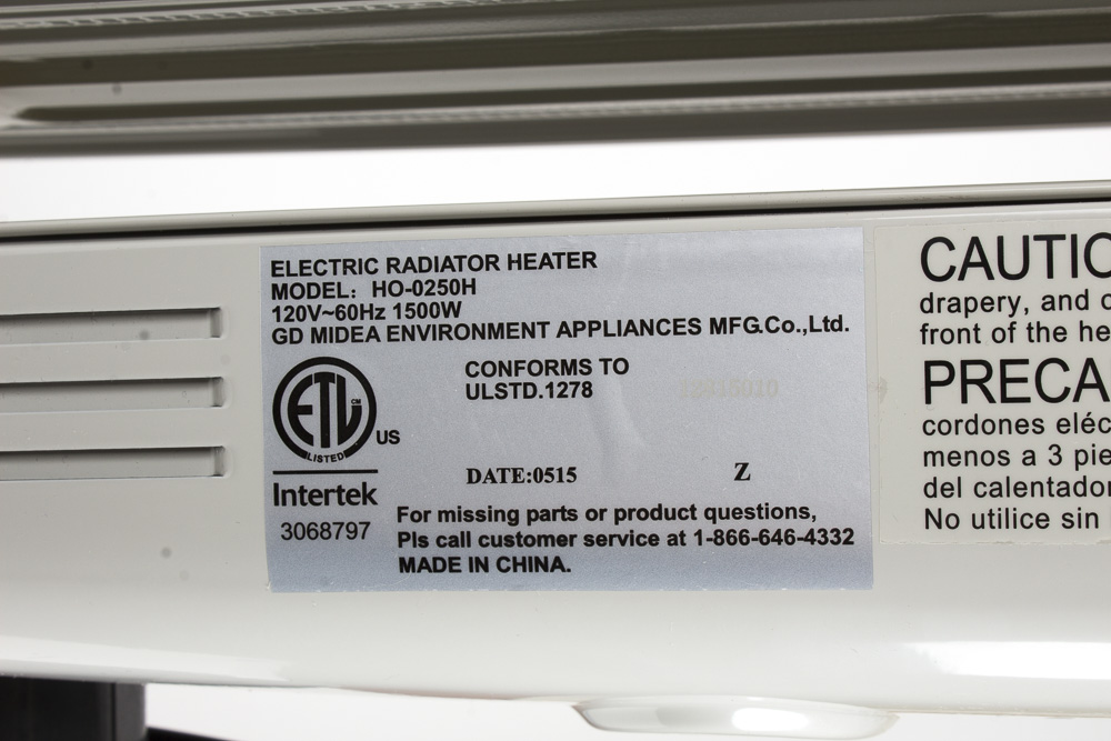 Pelonis Electric Radiator Heater