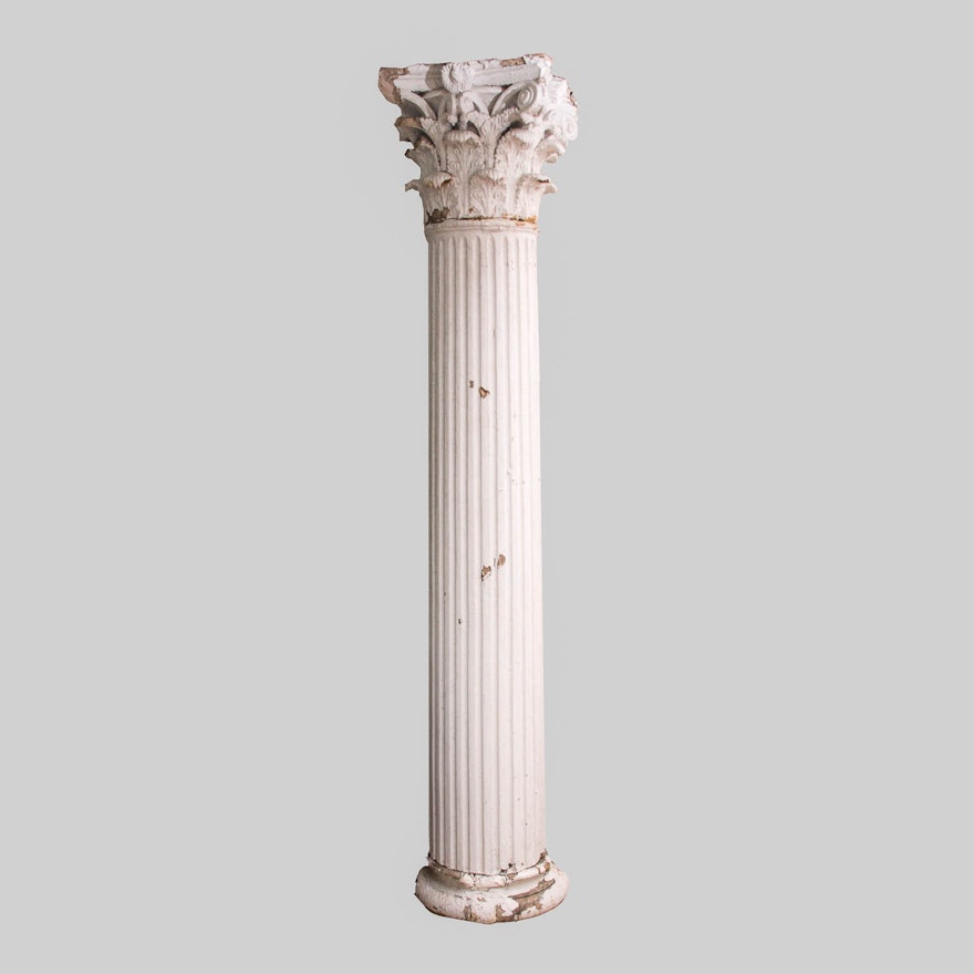 Antique Composite Column Architectural Element