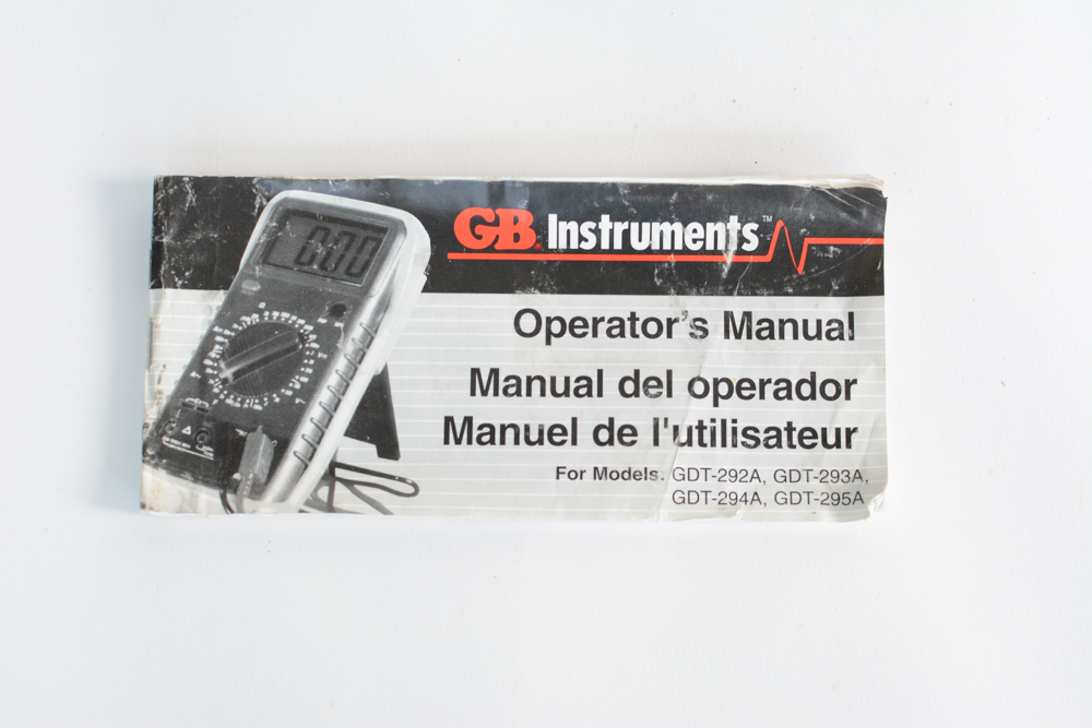 GB Instruments Electricity Tester
