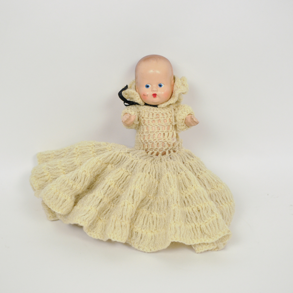 Vintage Wooden Baby Doll