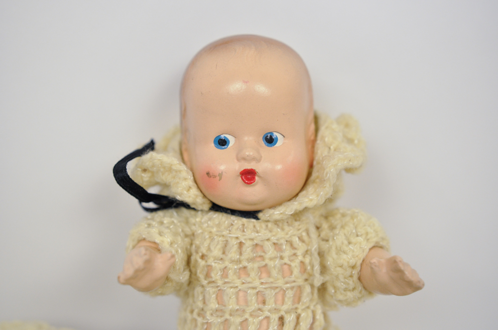 Vintage Wooden Baby Doll