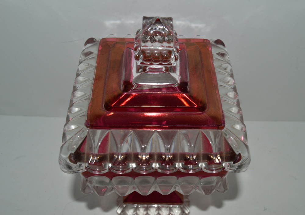 Vintage Westmoreland Handmade/Hand Decorated Wedding Bowl