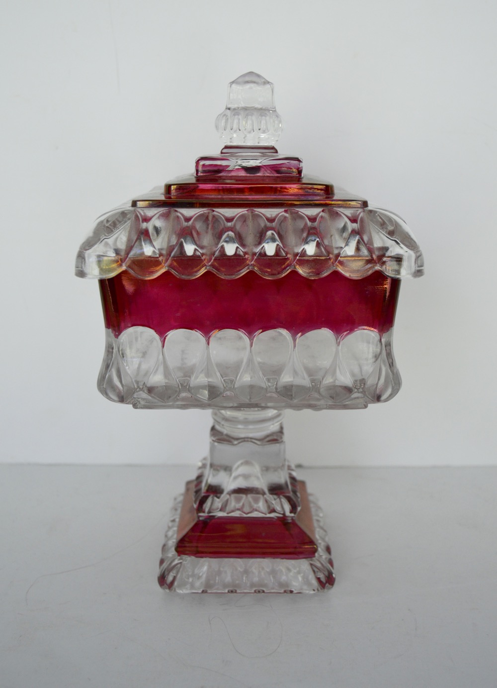 Vintage Westmoreland Handmade/Hand Decorated Wedding Bowl