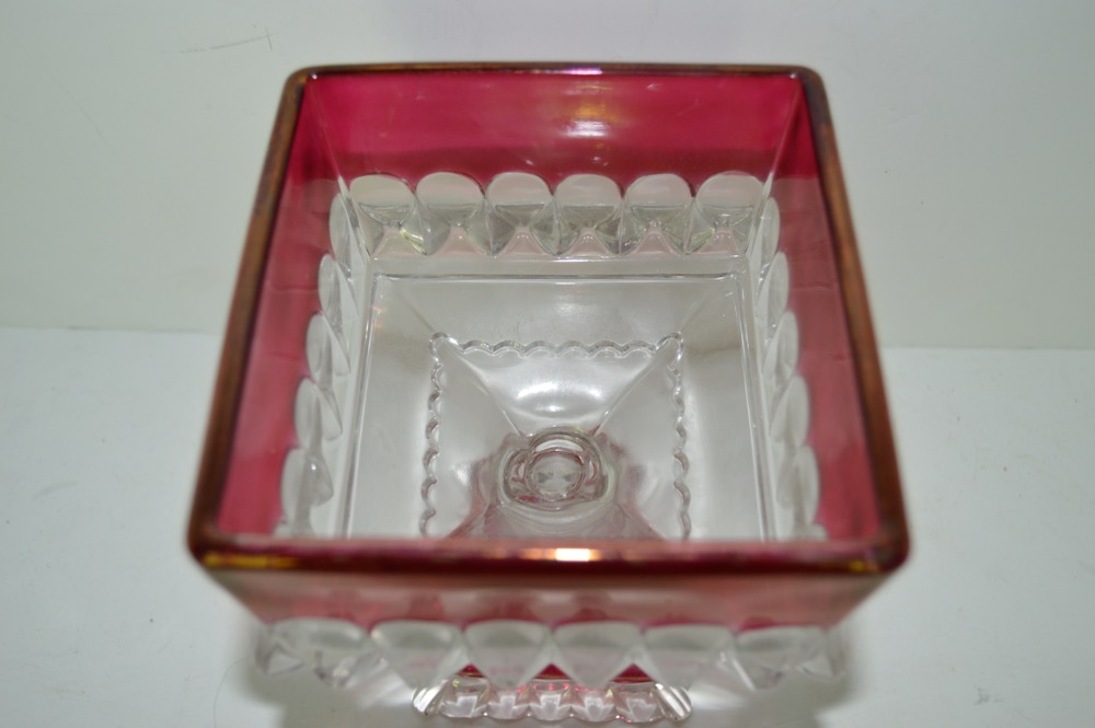 Vintage Westmoreland Handmade/Hand Decorated Wedding Bowl