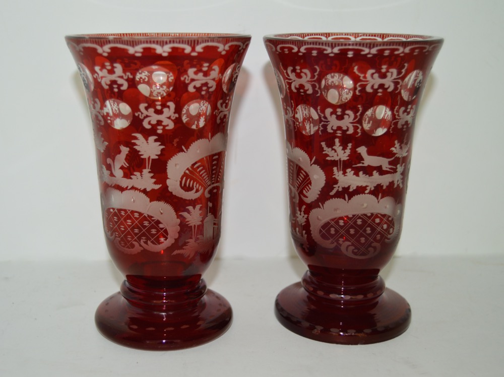 Decorative Red Glass Items
