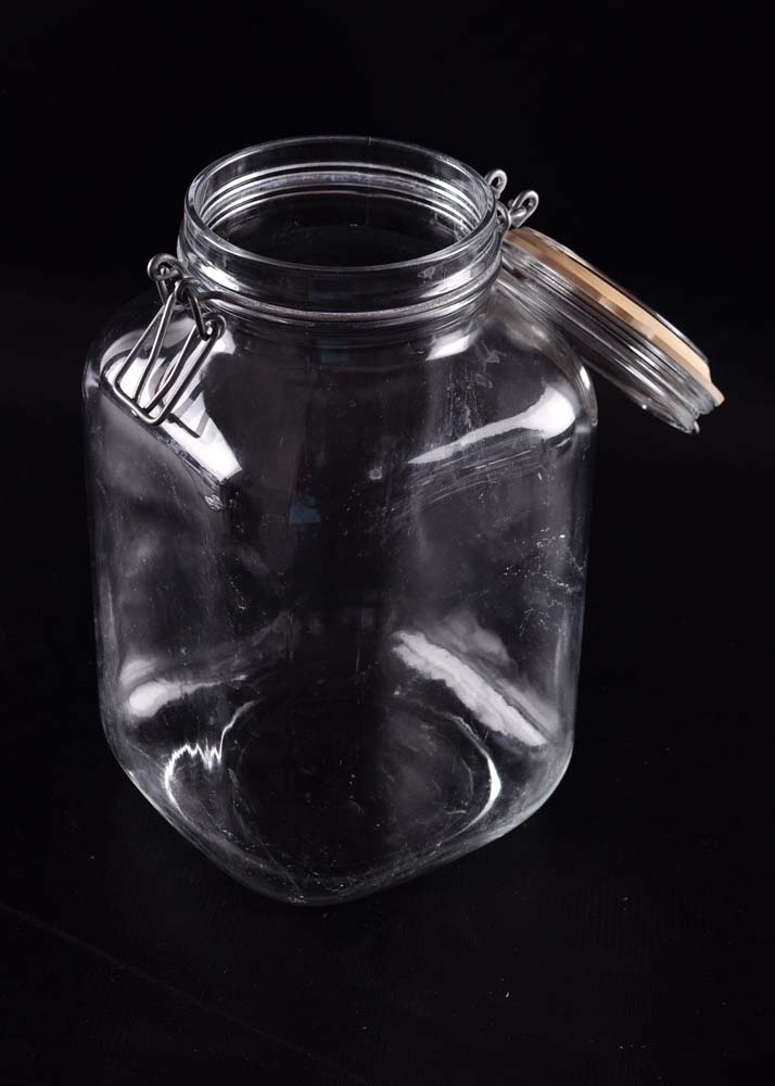 Glass Storage Jars including Ball and Hazel Atlas