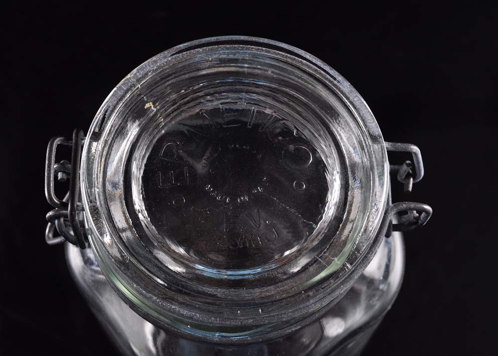 Glass Storage Jars including Ball and Hazel Atlas