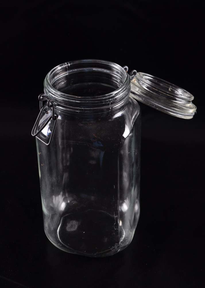 Glass Storage Jars including Ball and Hazel Atlas