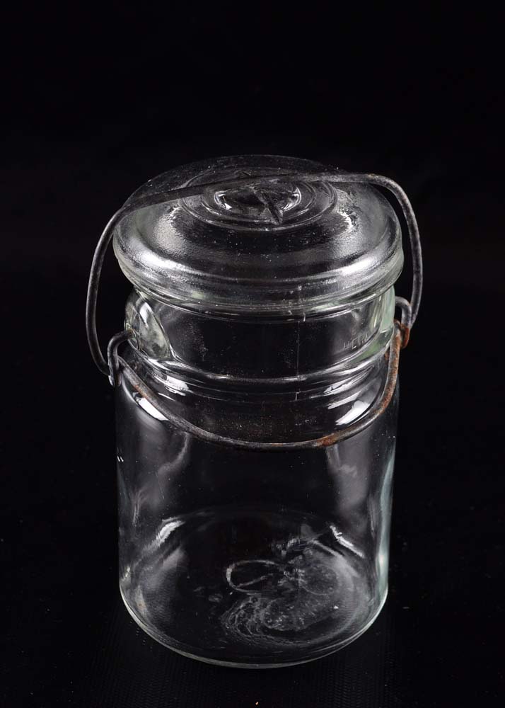 Glass Storage Jars including Ball and Hazel Atlas