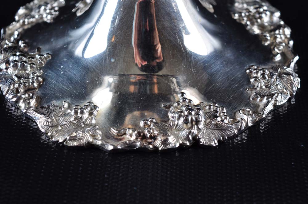 Pair of Barbour Silver Plate Compotes