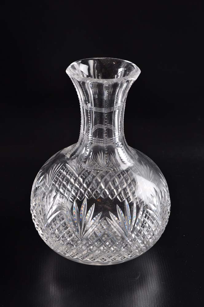 Crystal Bowl and Decanter