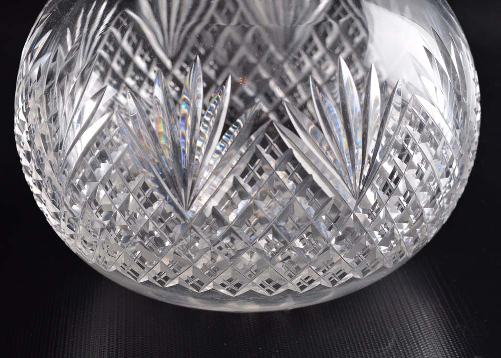 Crystal Bowl and Decanter