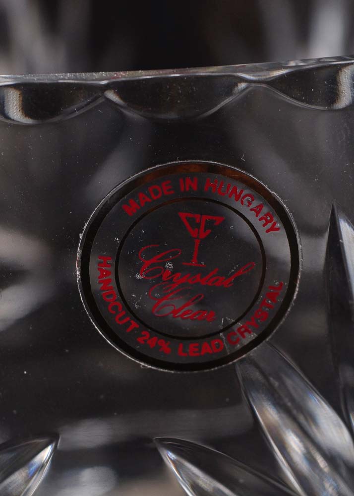 Crystal Bowl and Decanter