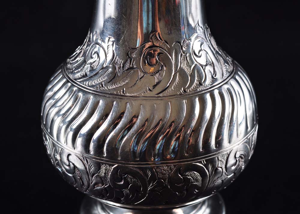 Silver Plate Pedestal Shaker