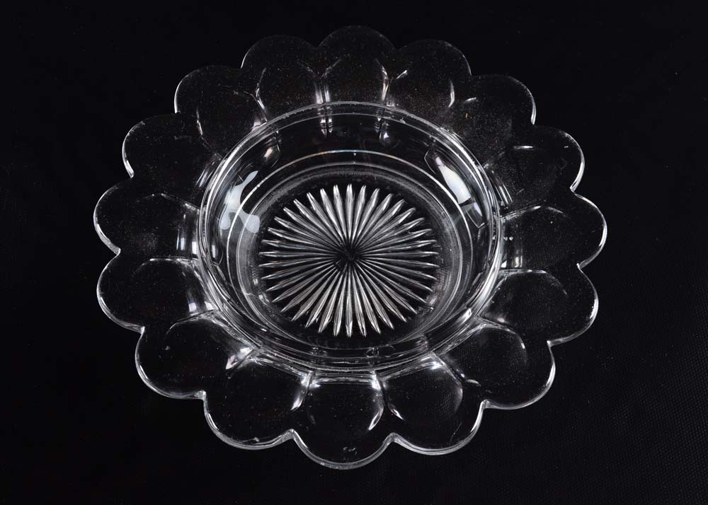 Pressed Glass Domed Cheese Bell