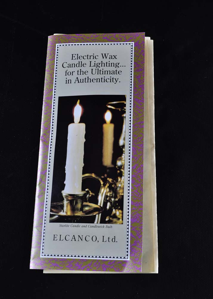 Pair of Brass Electric Candelabras