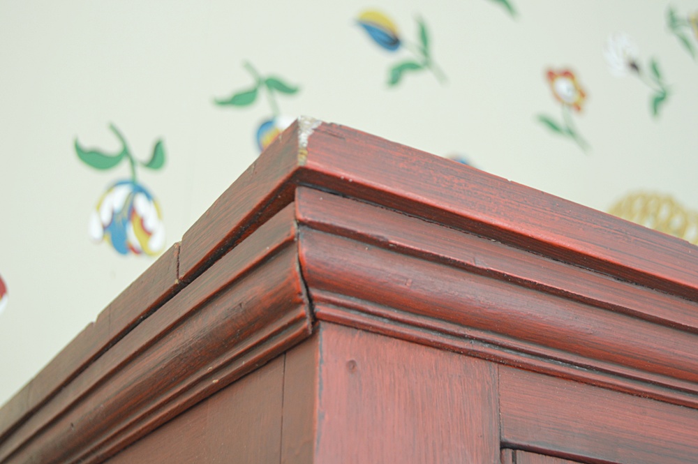 Mid 1800s Pie Safe in Red Paint