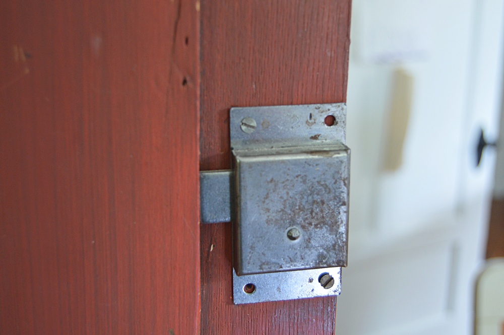 Mid 1800s Pie Safe in Red Paint