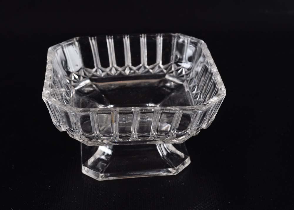 Pseudo Ivory Hors d' oeuvre Forks in Footed Compote