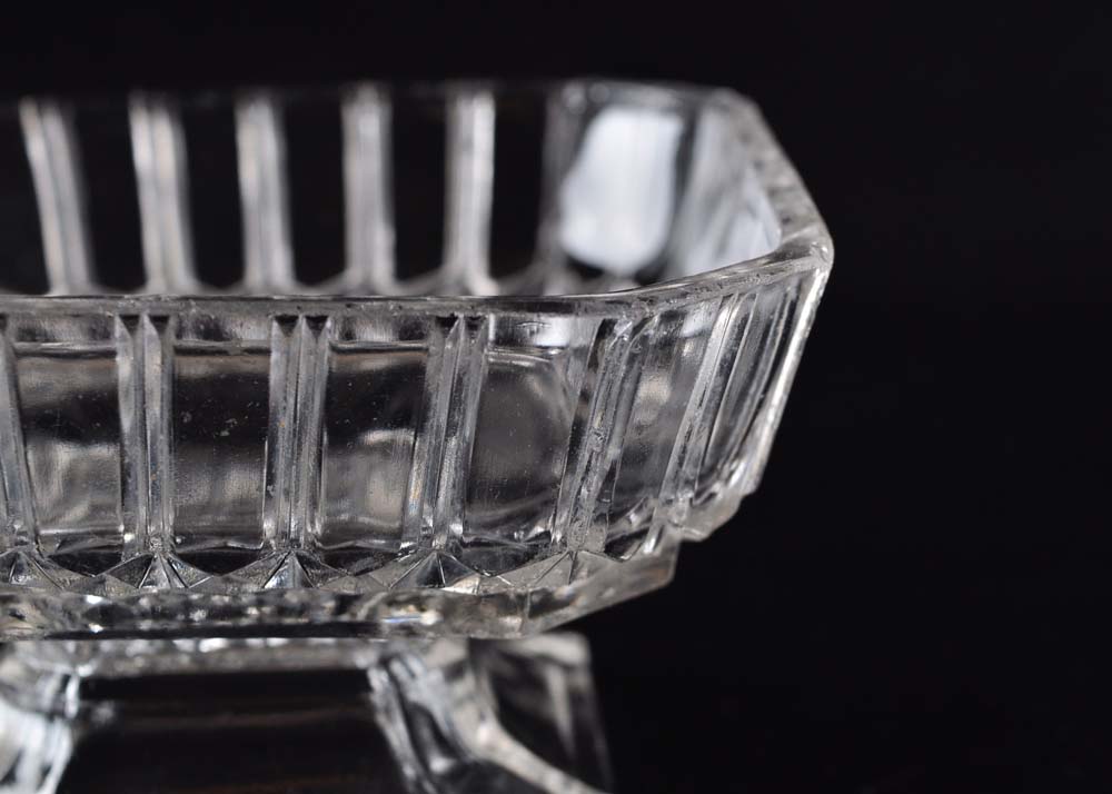 Pseudo Ivory Hors d' oeuvre Forks in Footed Compote