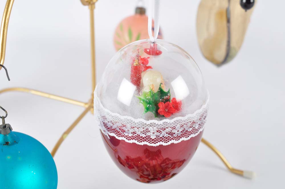 Vintage Ornaments with Display Tree