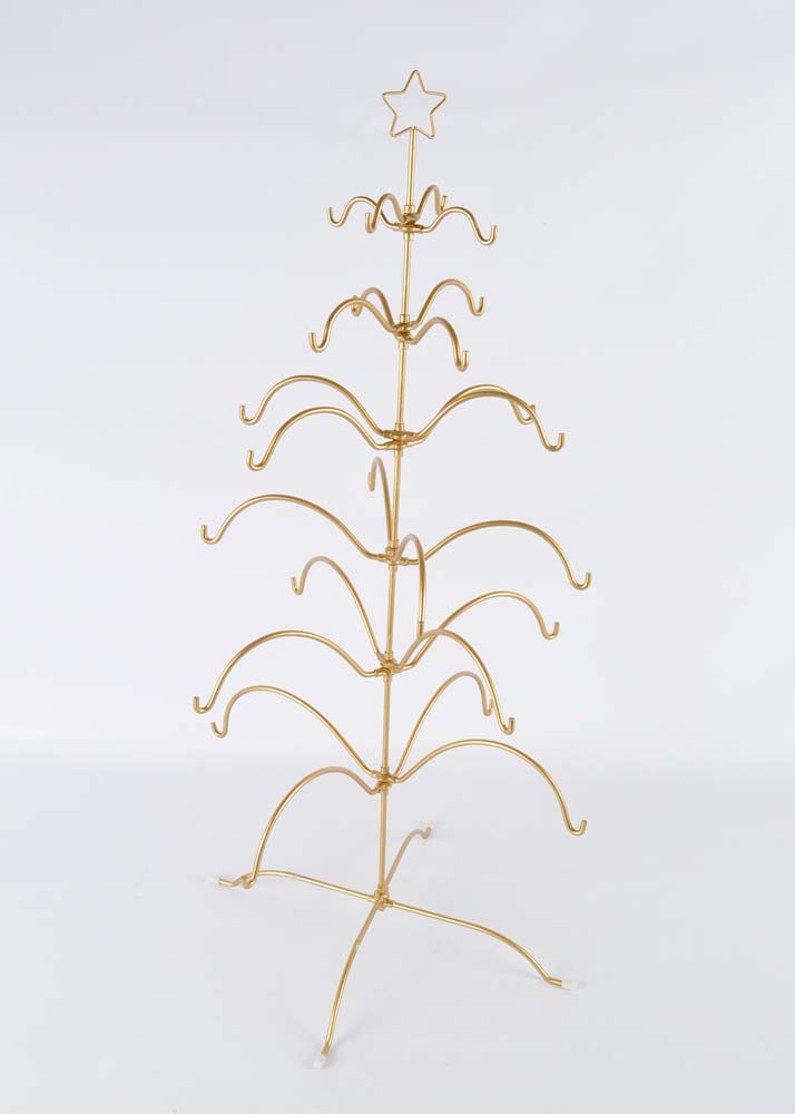 Vintage Ornaments with Display Tree