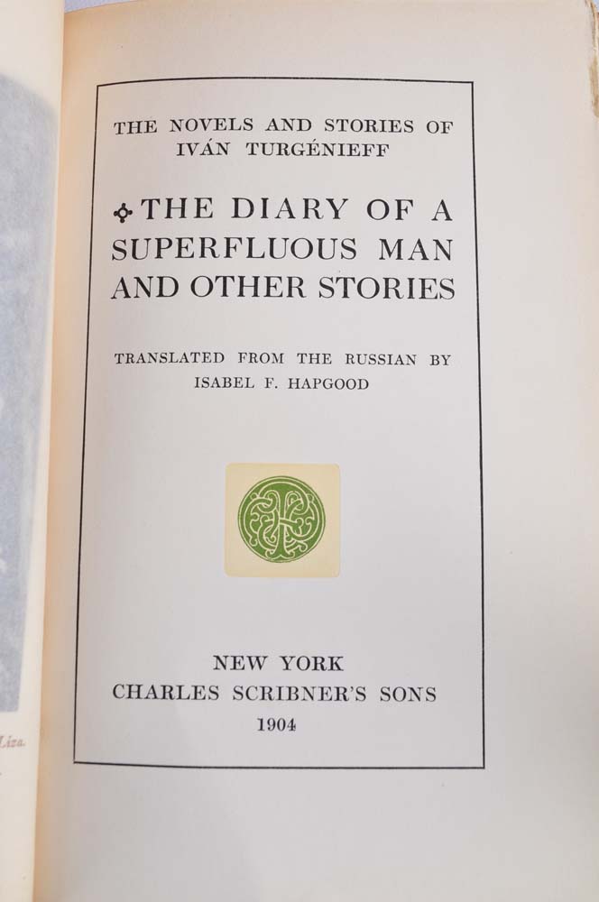 1904 "Novels and Stories of Ivan Turgenieff" Set