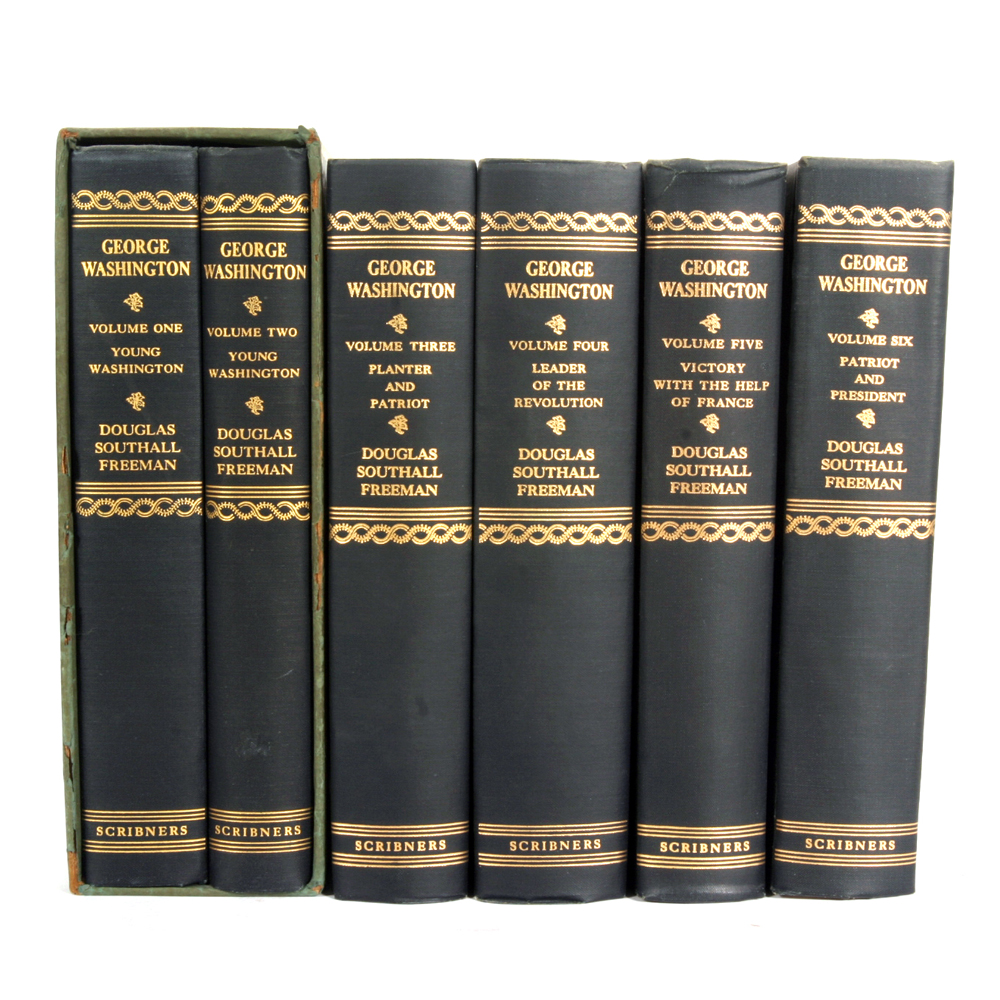 1948 First Edition "George Washington: A Biography" by Douglas Southall Freeman