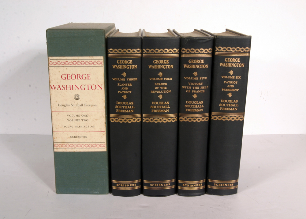 1948 First Edition "George Washington: A Biography" by Douglas Southall Freeman