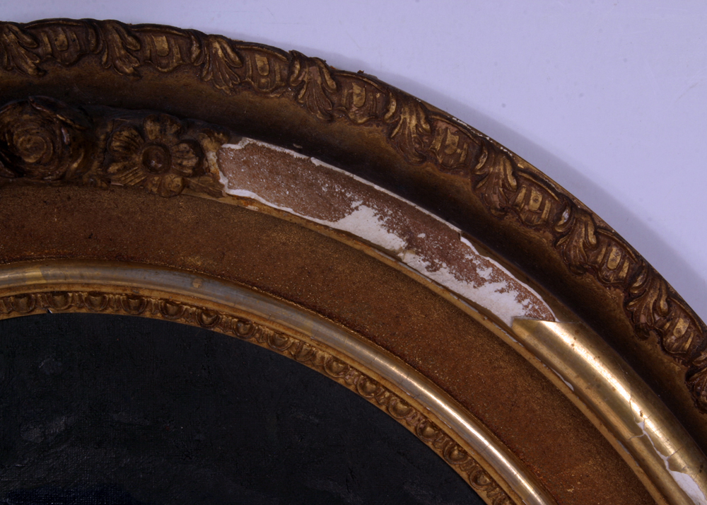 Antique Oil on Canvas Portrait of a Woman