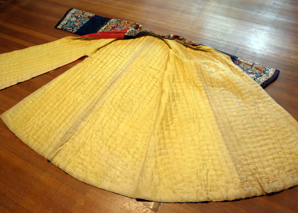Late Qing Dynasty Court Robe with Dragons