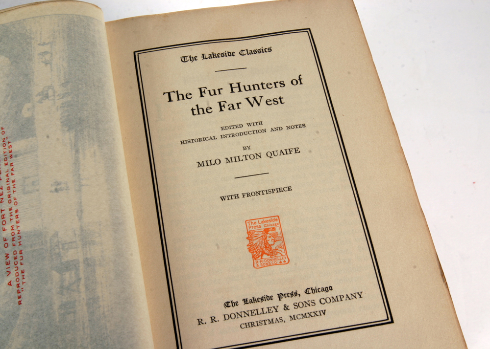 1920s The Lakeside Classics Books on American History