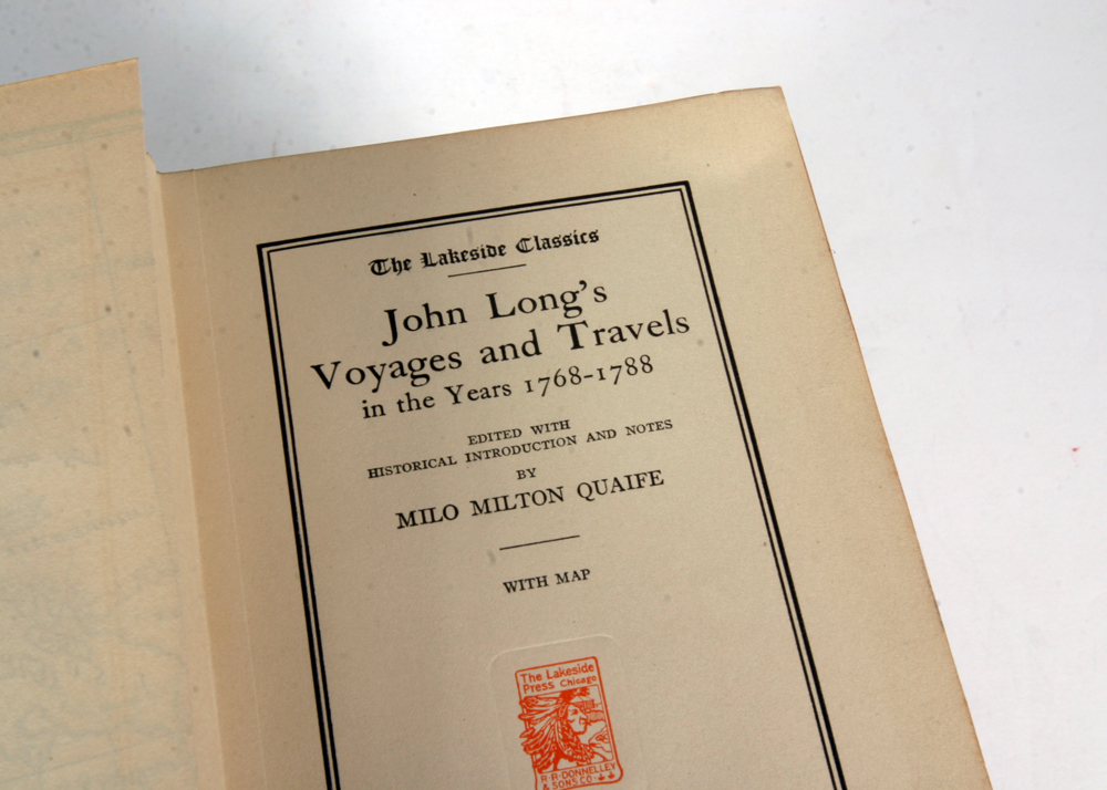 1920s The Lakeside Classics Books on American History